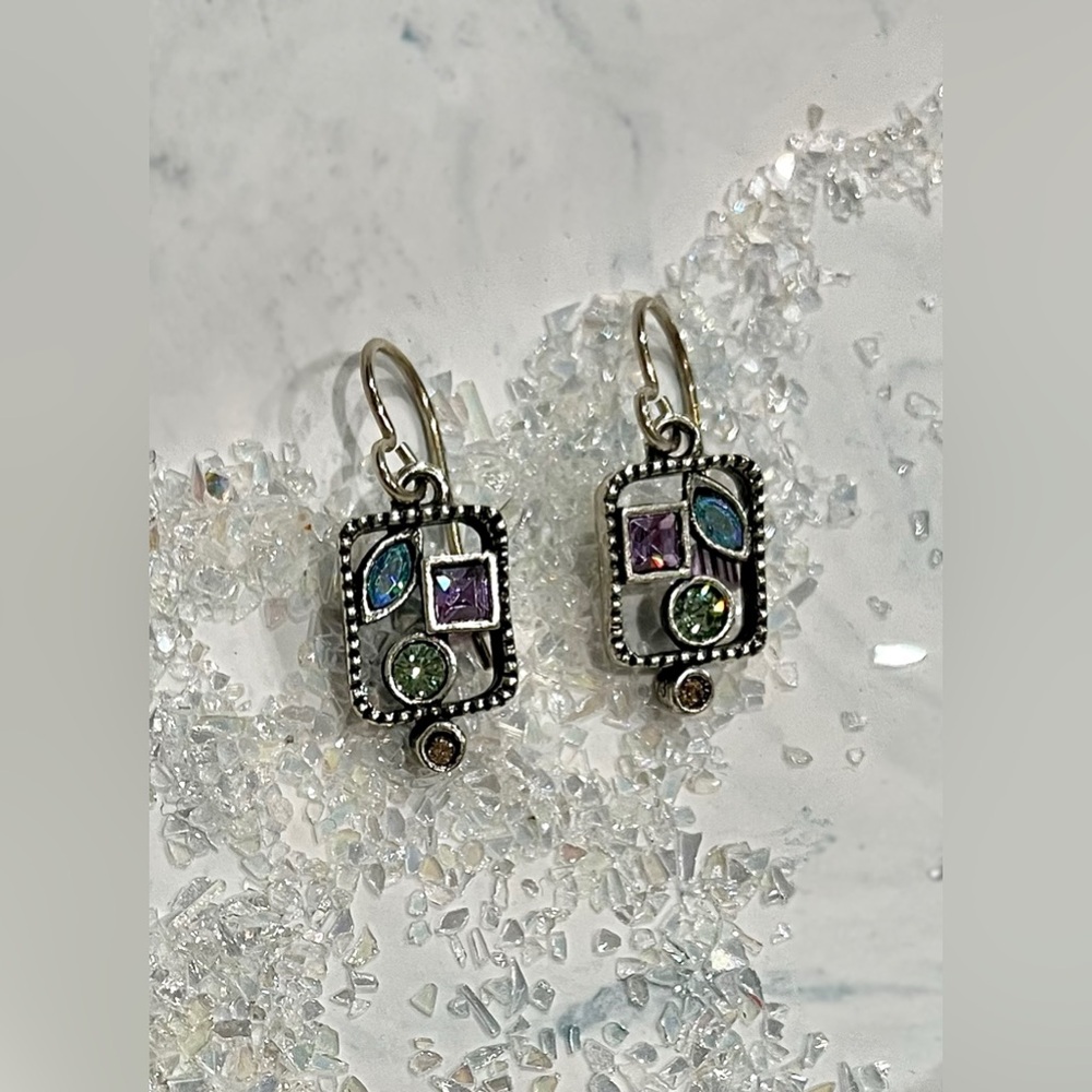 PATRICIA LOCKE VINTAGE ‘CELEBRATION’ EARRINGS IN WATERLILY (2006)